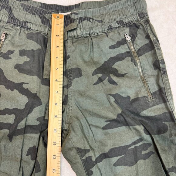 TNA Aritzia Alix Jogger Pants Green Camouflage Cotton-twill Women's Size S - Picture 9 of 11